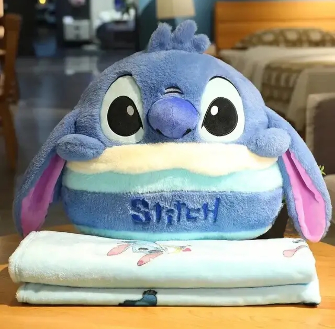 عروسک پولیشی استیچ پتویی (Stitch Blanket Plush)
